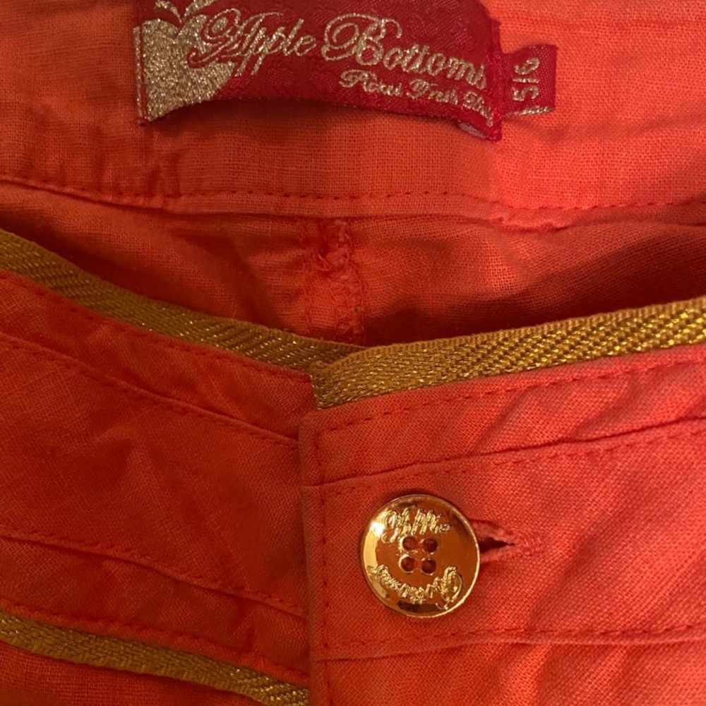 (SOLD) Coral Apple Bottoms Set - Picture 7 of 8